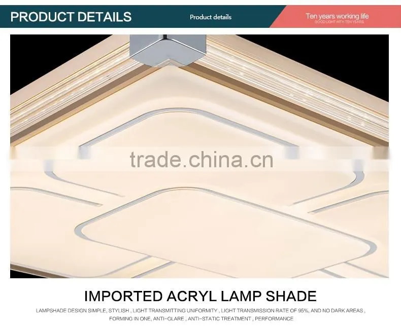 Round bedroom fixture for ceiling lamp ceiling light made in China