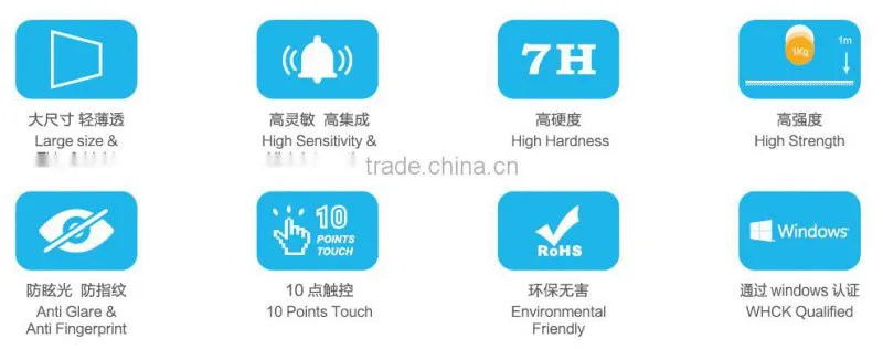 17 inch waterproof screen with high report rate and high sensitivity