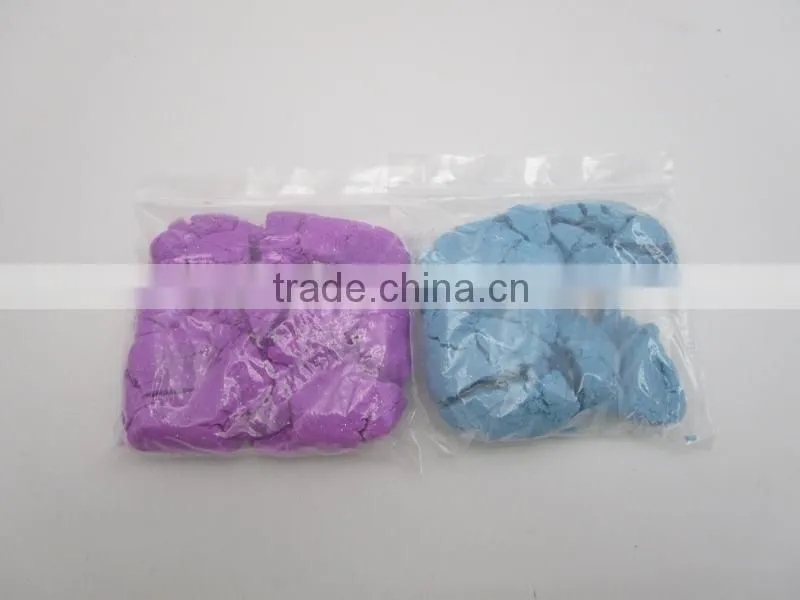 300g gree and red space martian sand, with 5 CAKE mold to play sand for kids