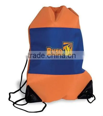 Nylon drawstring backpack