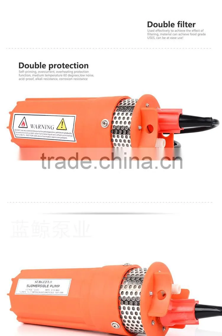 6L/min solar water pump submersible/solar fountain pump
