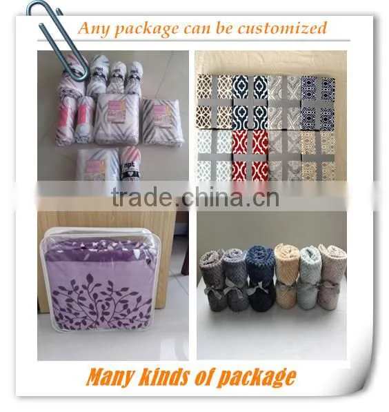 100% polyester coral/sherpa/flannel fleece throw/blanket beautiful and new design 7
