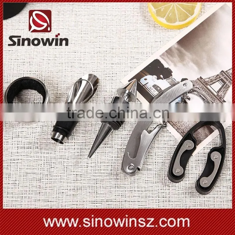Wine Opener Tool Sets 5 Pieces Bottle Wine Accessory Sets Wine Corkscrew Set