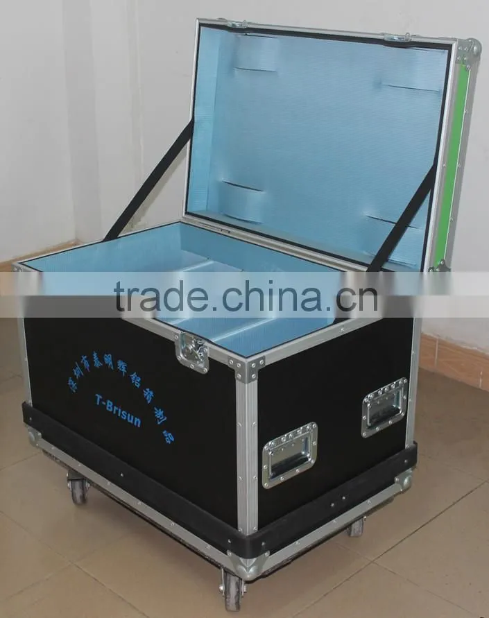 6 in 1 tool storage cabinet led display flight case
