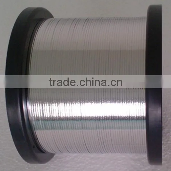 Top quality Sn60Pb40 flat ribbon wire for solar cells soldering made in China