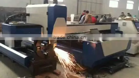 High Precision Low price 1530 1000W fiber metal laser cutting machine of Dowell