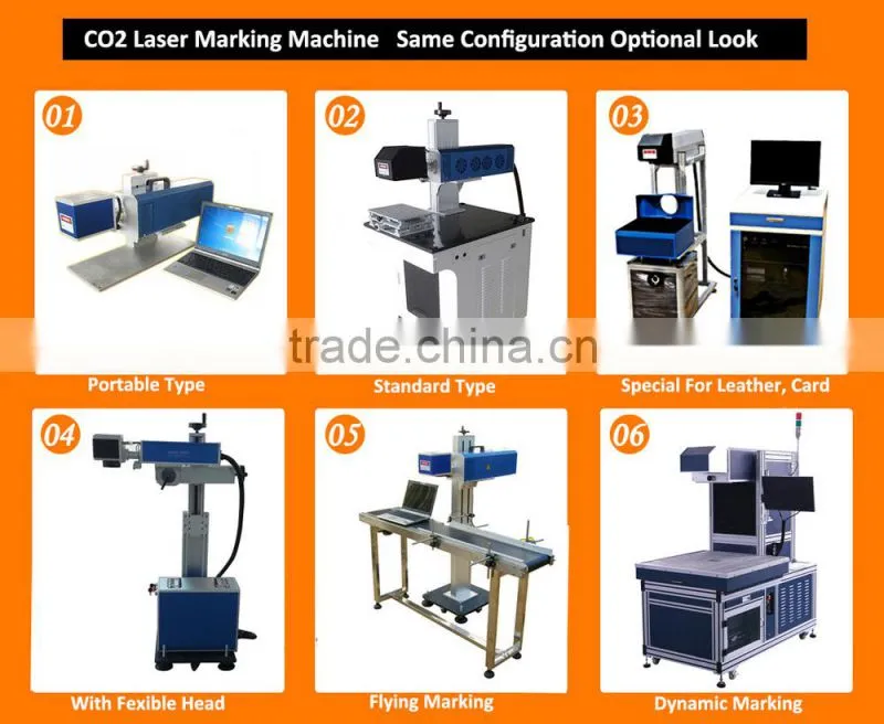 RF CO2 Non-Metal Laser Marking Machine Cheap