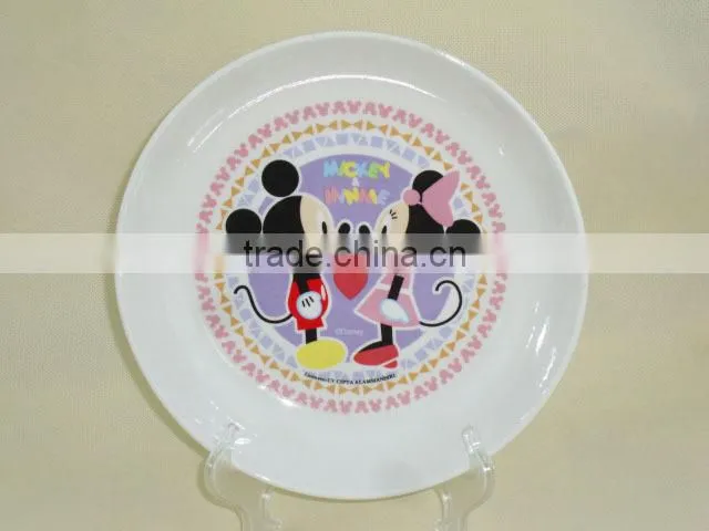 kids plate ceramic,food safe plate,microwave safe plate