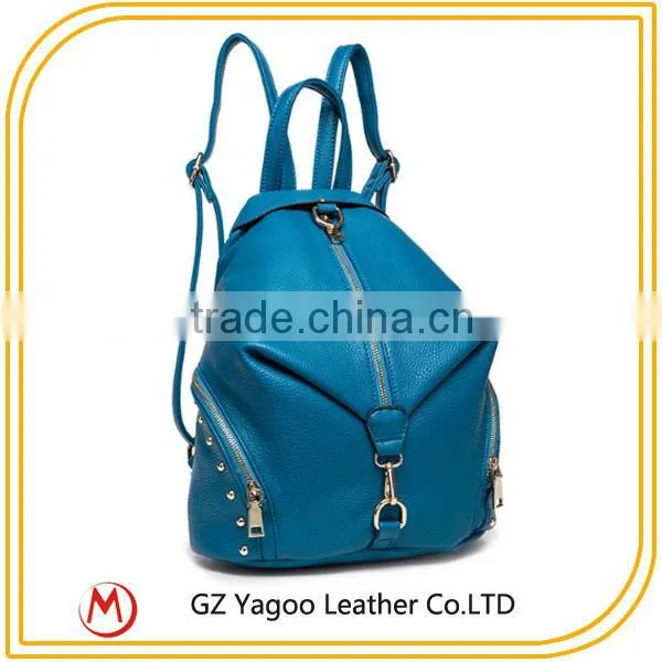 China Manufacturer wholesale school backpack / leather school backpack