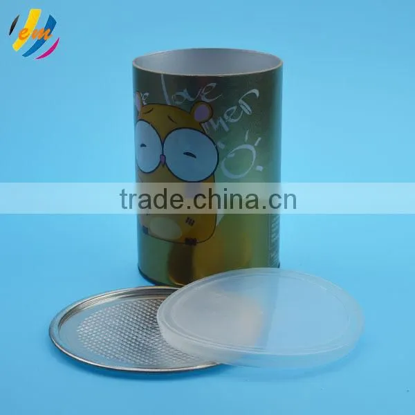 Custom printing food canister wholesale cardboard