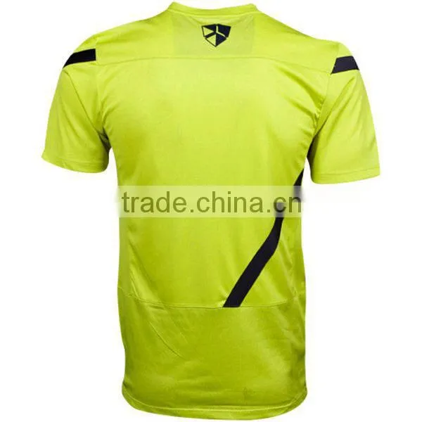 2015 100% polyester cool dry custom design sublimated green football jersey