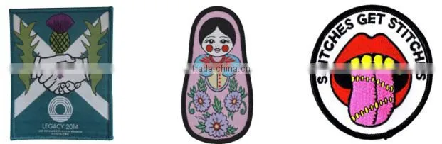 High quality big eagle embroidery patches