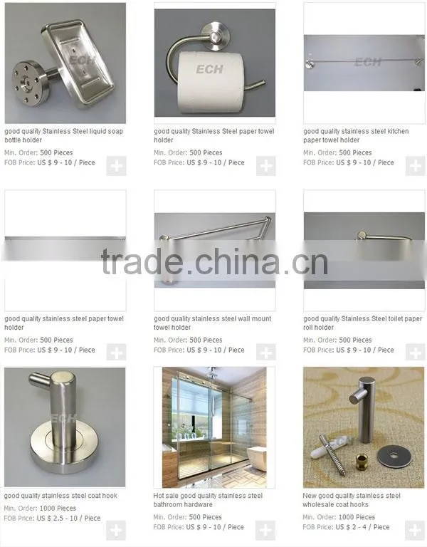 china supplier good quality stainless steel robe hook