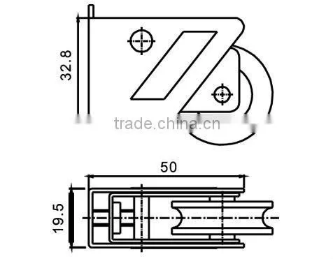 Aluminium Sliding Door Pulley