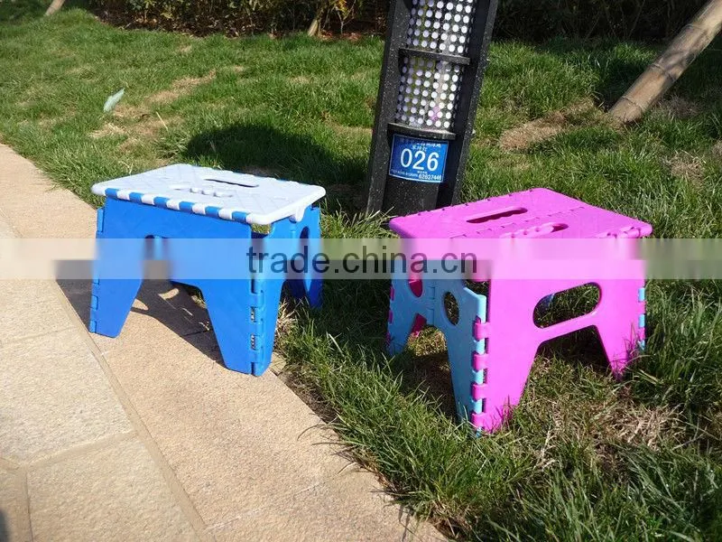 Mini Colorful Plastic Folding Step Stool