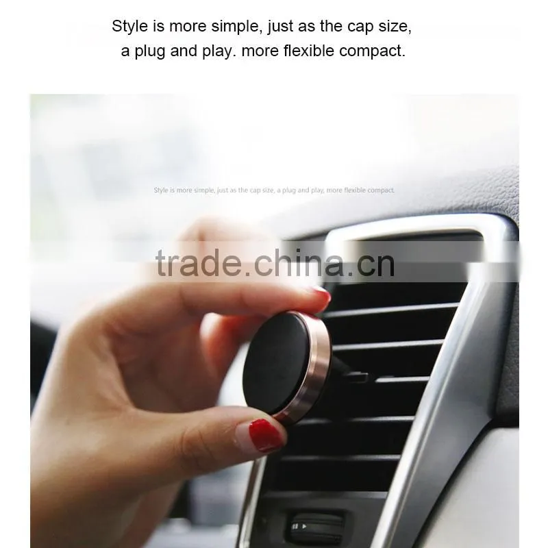 universal portable china wholesale strong reliable magnet car vent mobile phone holder compatible with all phones