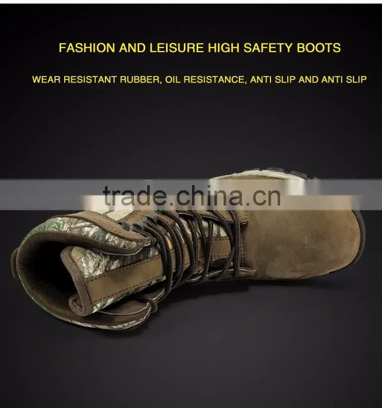 2016 new design waterproof ladies high heel safety shoes