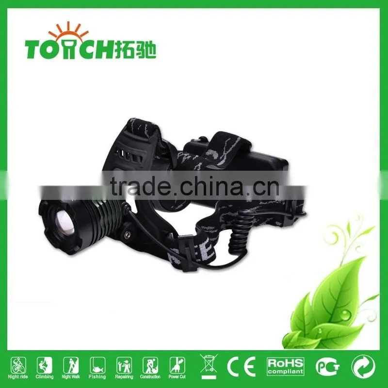 Super Waterproof XM-L T6 10 w LED Headlamp Flashlight 18650 Battery Powered Head Light Lamp Torch Lantern For Hunting Camping