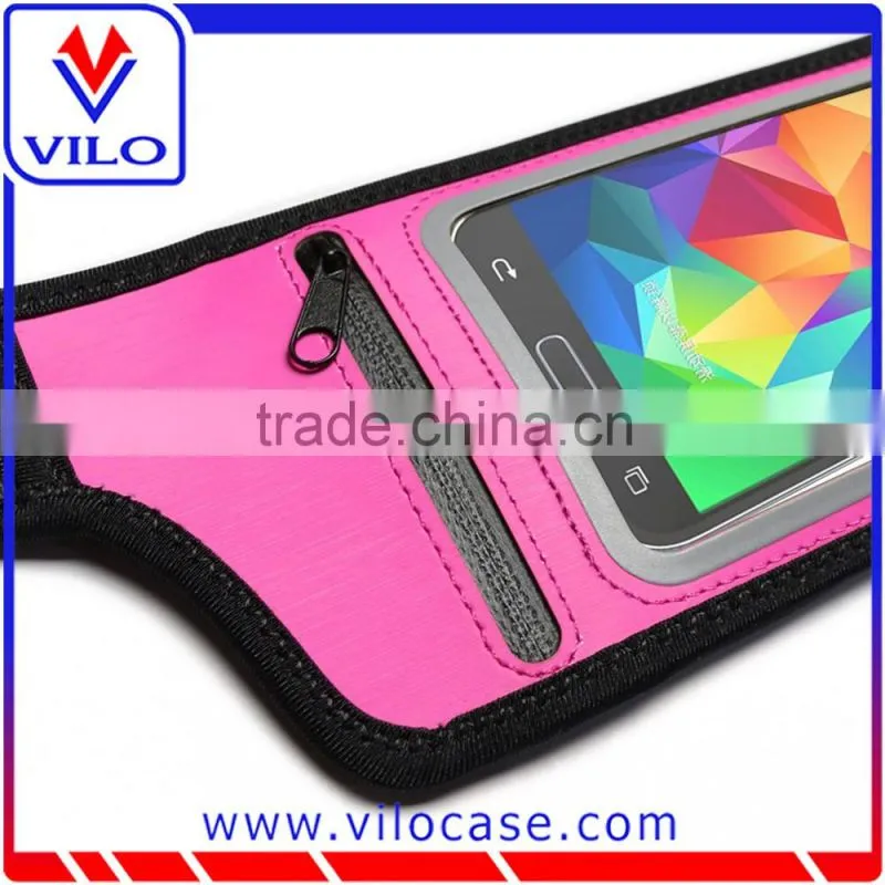 one pockets running Belt with Clear PVC Window waist bag