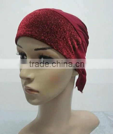 C039 new style pull on underscarf,muslim scarf hats