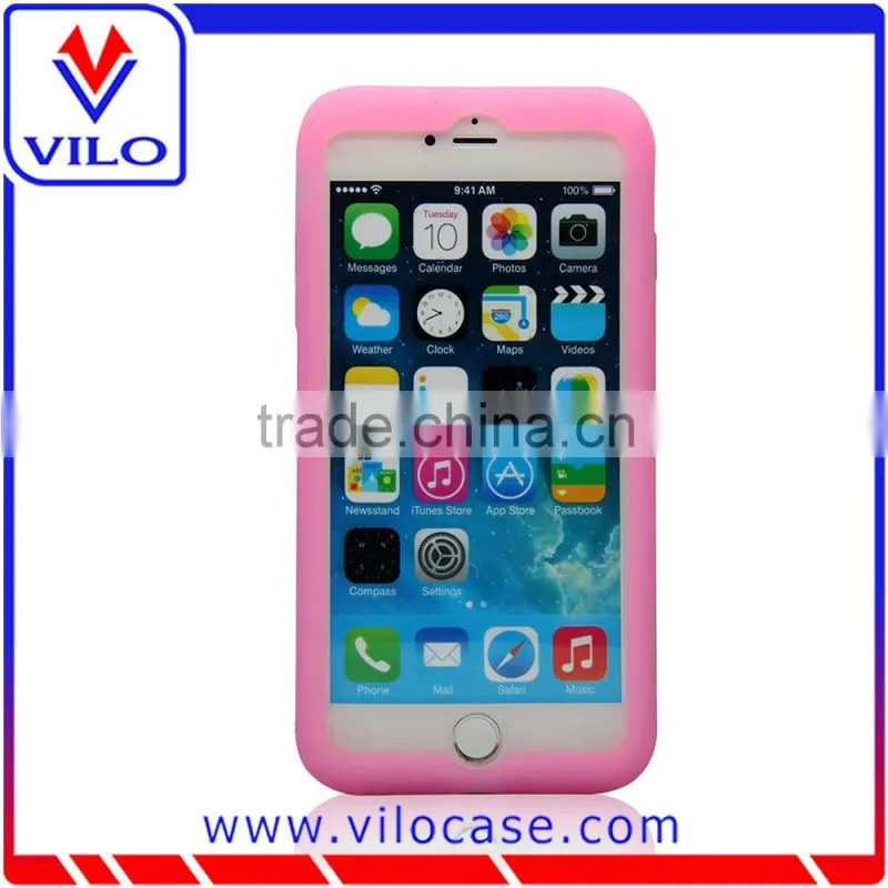 Silicone case for iphone with print texture
