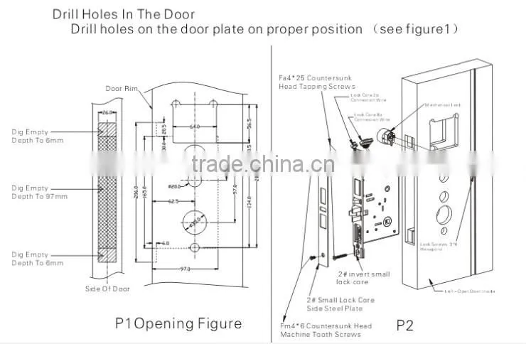 High Quality Door Handles Biometric Fingerprint Remote Control Electric Door Lock Price(HF-LA902)