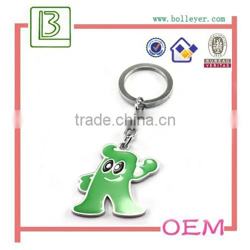Fashion metal custom kirsite metal keychain