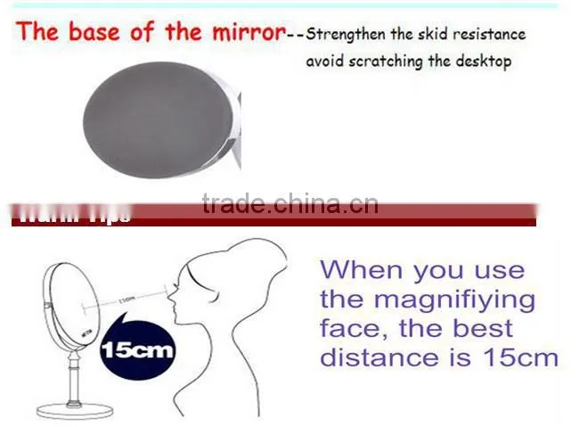 Cosmetic mirror Round Double Side Makeup Loupe Mirror