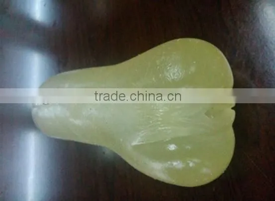 Soft light clear yellow artificial vagina women's fake clitoris G-spot sexy pussy toys for male