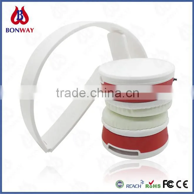 Foldable dj onto headphone and headphone components