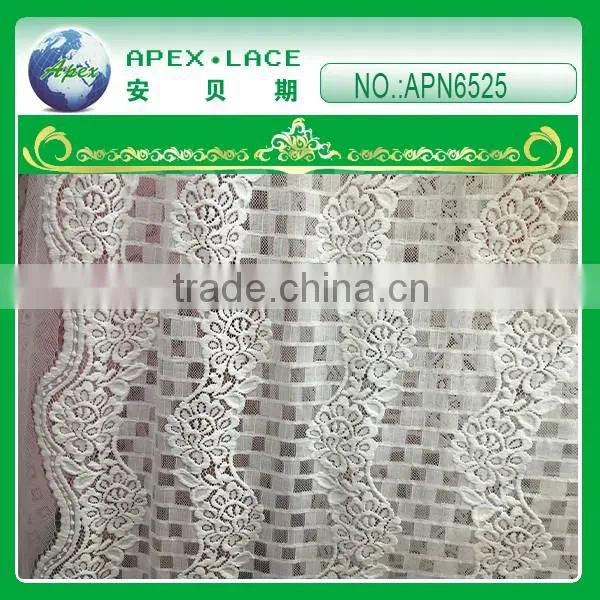 Indian Lace Fabrics/swiss voile lace in switzerland-APN6524