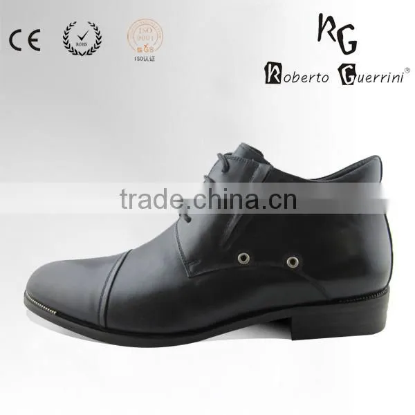 Genuine Leather Lace-up Man Shoes Upper