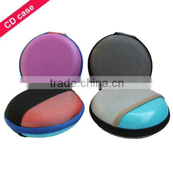 Simple light round eva cd case