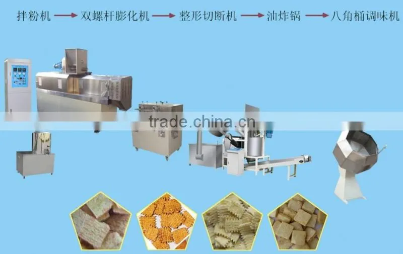 Special design extrision food machine,grain puffing machine with CE sertificate