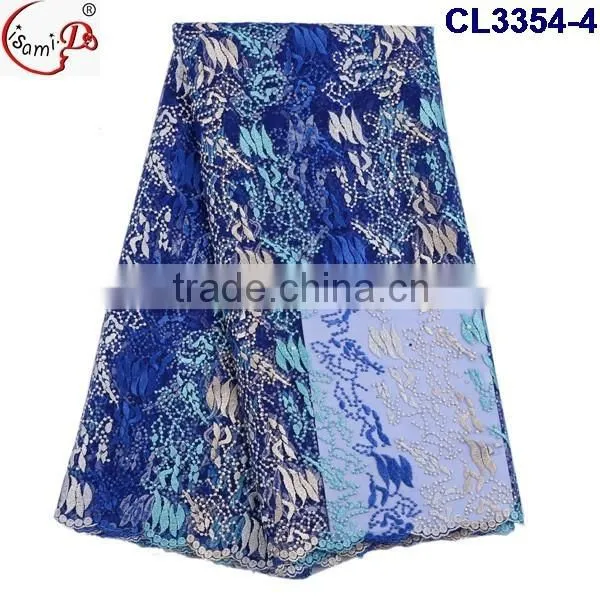 CL3354 Top quality french lace fabric 2016 embroidery tulle lace fabric,african french net lace
