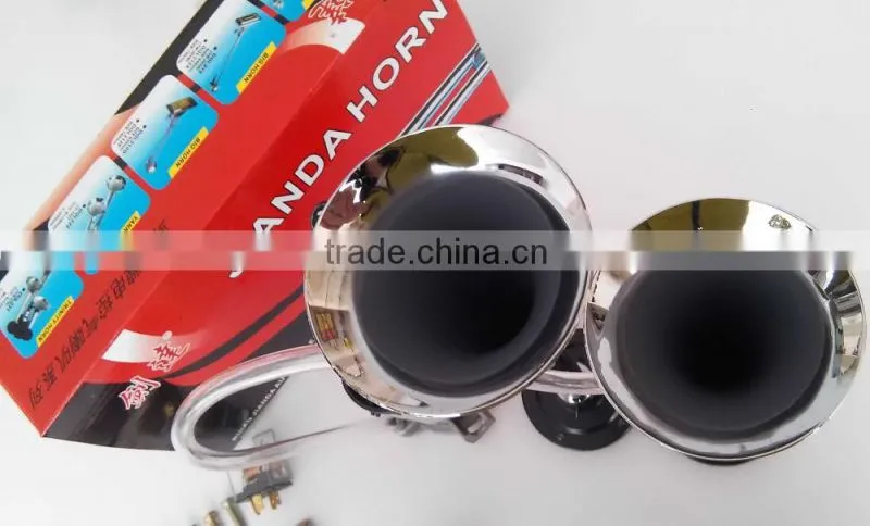Car Boat Truck Loud 12V 128db Compressor Twin Trumpet Air Horn