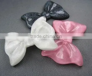 Hot sale flat back resins bow for jewelry or phone decoration