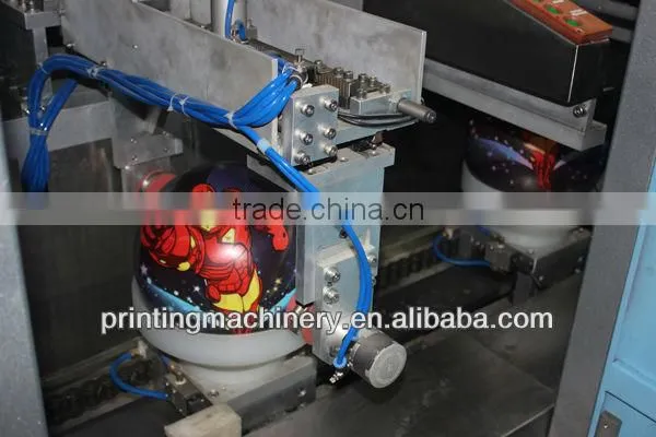 Tampo printing machine for PVC balls