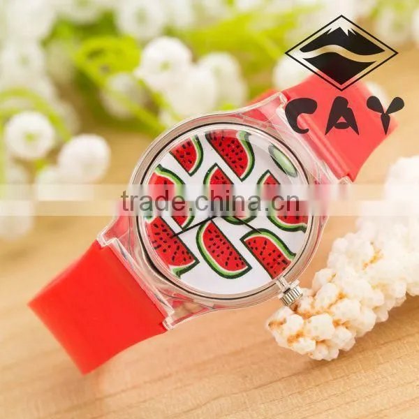 Stock! Newest Deisgn Hot Sale Younth High Quality Fashion Simple Star Transparent Plastic Kid Wrist Watch