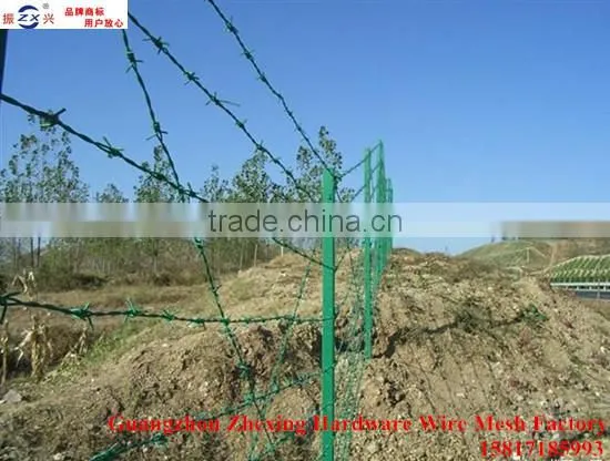 Hot promotion high quality PVC-coated barbed wire ZX-BSCS01