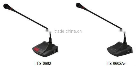 ITC TS-0602 Seris Condenser and Gooseneck Type Conference Room Microphone System with Ring Indicator