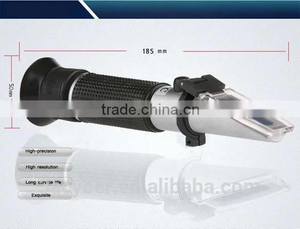 RSG-100ATC Black Rubber Strip Brix & Beer Sugar Wine Wort SG 0-32% Hand Held Refractometer