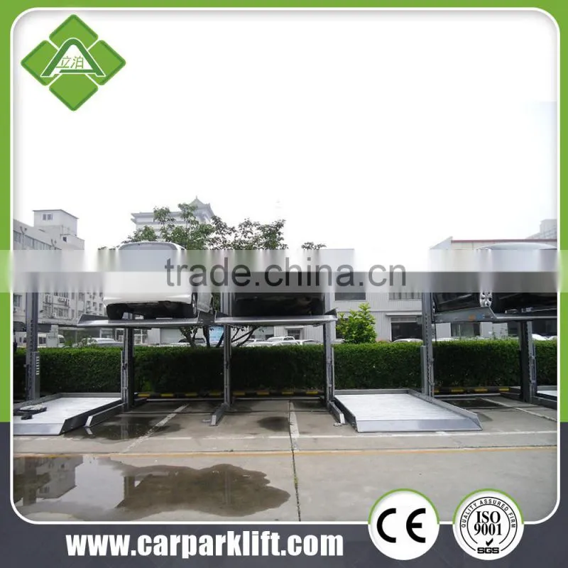 smart mechanical two column car lift parking system with CE approve