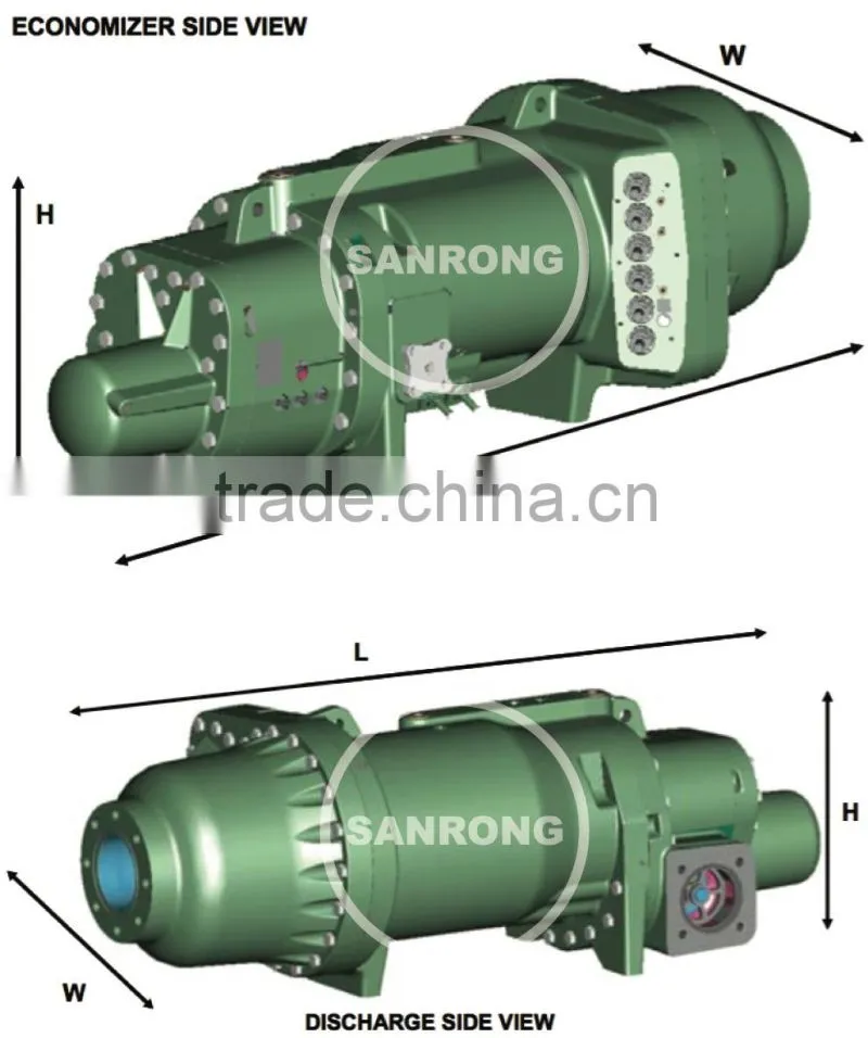 06TTR301SS3D, 06TTR301SS1D, 06TTR301XS1D Price of Screw Compressor, 06TT 06TTR301 Carrier Carlyle Refrigeration Compressor