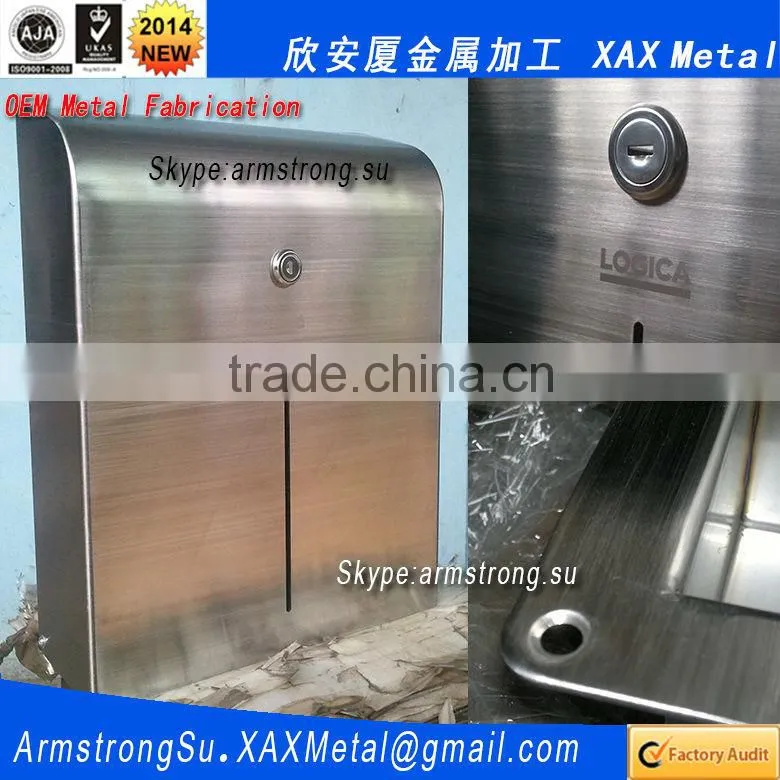 XAX34TD per customer drawing washrooms accessory Recessed Toilet Tissue Dispenser