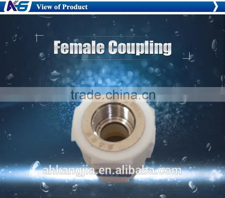 copper male threaded PPR Female Coupling