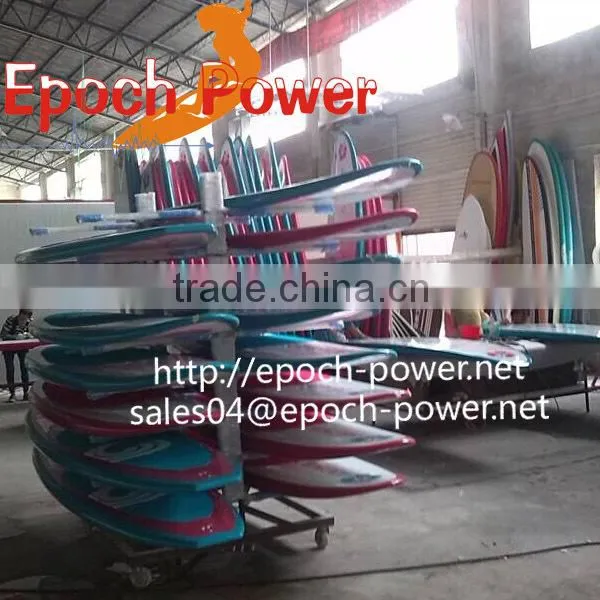 Epoch-Power high quality painted stand up paddle board with EVA deck pad/Epoxy fiberglass stand up paddle board