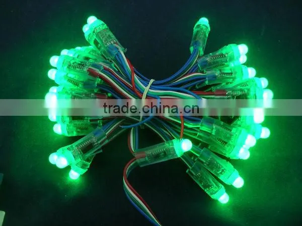 12mm led pixel light ws2801/RGB led pixel waterproof ws2801 strings