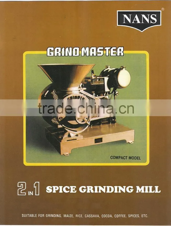 spice grinding mill for making fine spice powder