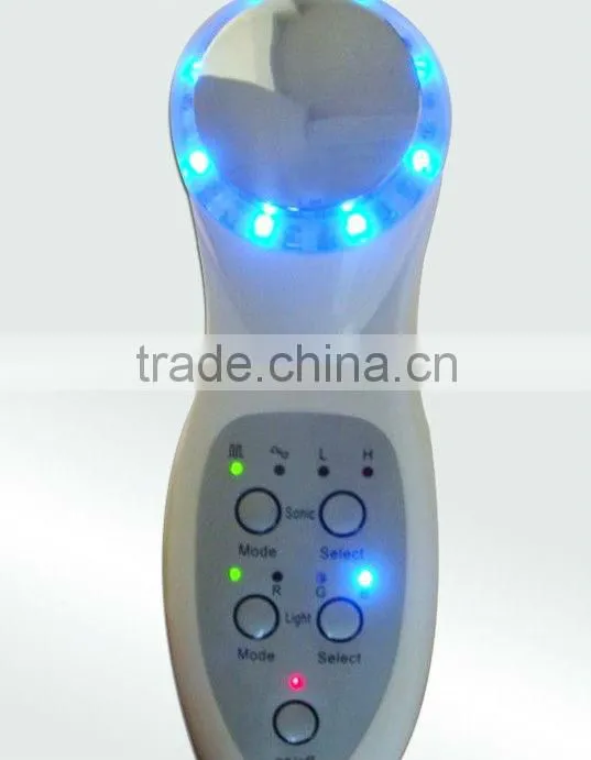Color Photon Ultrasonic Skin Beauty Facial Lift BIO Treatment Device 7 Modes